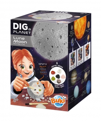 Exploration kit, Buki France, Dig a planet, Moon