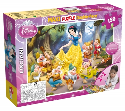 Puzzle, Lisciani, Snow White, Double-sided puzzle 150 pieces