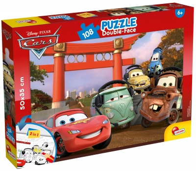 Puzzle, Lisciani, Cars, Double-sided puzzle 108 pieces