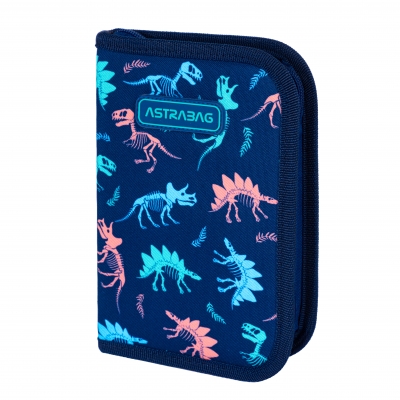 Cutie de toaleta unică fără accesorii ASTRABAG Dinozauri, AC1, 20 x 14 x 3,5 cm