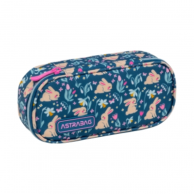 Single toiletry bag without accessories, Astra, Candy Bunny, AC6, 22 x 9 x 5 cm