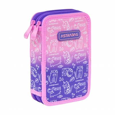 Double vanity case without accessories, Astra, Kitten, AC2, 20.5 x 13 x 4.5 cm