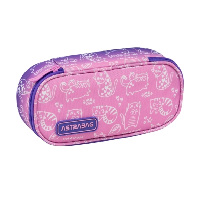 Single toiletry bag without accessories, Astra, Cat, AC6, 22 x 9 x 5 cm