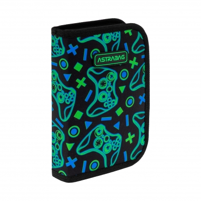 Single pencil case without accessories, Astra, The Game Begins, AC1, 20 x 14 x 3.5 cm