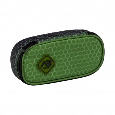 Penar simplu fără accesorii, Astra, Hexagon, Verde Ombre, AC6, 22 x 9 x 5 cm