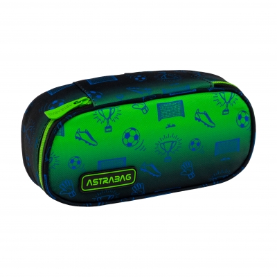 Single toiletry bag without accessories, Astra, Ombre Football, AC6, 22 x 9 x 5 cm