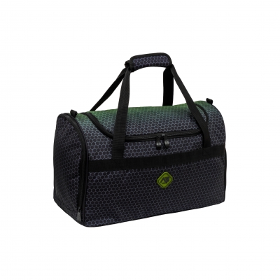 Sports bag, Astra, Hexagon, Green Ombre, 45 x 28 x 22 cm