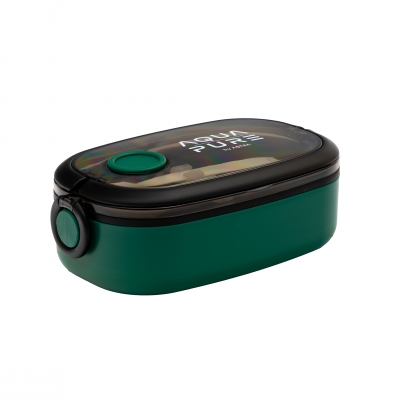 Cutie de prânz, Astra, Aqua Pure, verde și negru, 900 ml