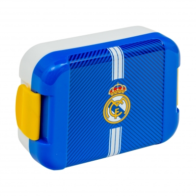 Cutie alimentara Astra Real Madrid 16,8x11,6x6cm albastre
