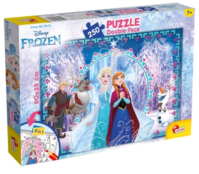 Puzzle, Lisciani, Frozen, Double-sided puzzle 250 pieces