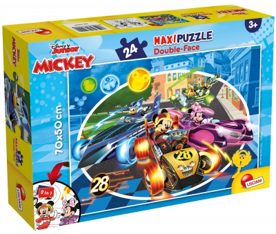 Puzzle, Lisciani, Mickey, Double-sided puzzle 24 pieces