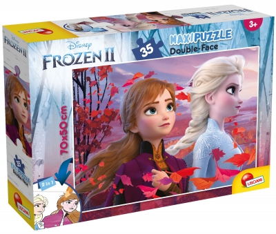 Puzzle, Lisciani, Frozen 2, Double-sided puzzle 35 pieces