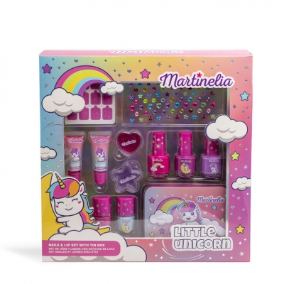 Set cosmetice, Martinelia, Micul unicorn, 12 piese