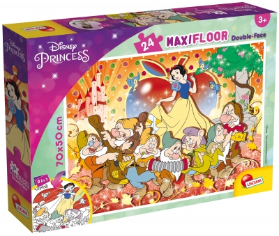Puzzle, Lisciani, Alba ca Zapada, Puzzle fata-verso 24 piese