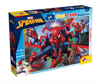 Puzzle, Lisciani, Spiderman, Two-faced puzzle 24 pieces