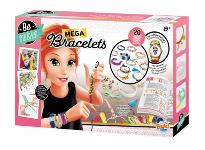 Creative kit, Buki France, DIY 20 colorful bracelets