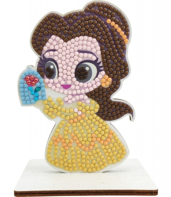 Set de broderie cu diamante, Craft Buddy, Crystal Art Buddies, Belle, 7 piese