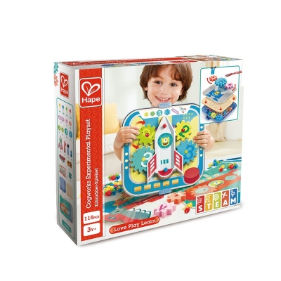 Play set, Hape, Experiments with wheels, 115 pieces