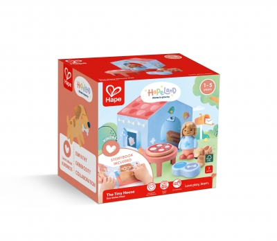 Игрален комплект, Hape, Малката къща с книжка, 7 части