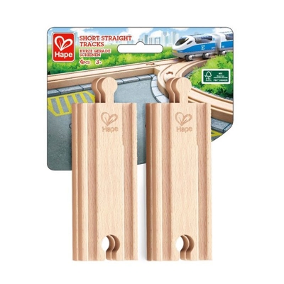 Set din lemn, Hape, sina dreapta sina scurta, 4 buc