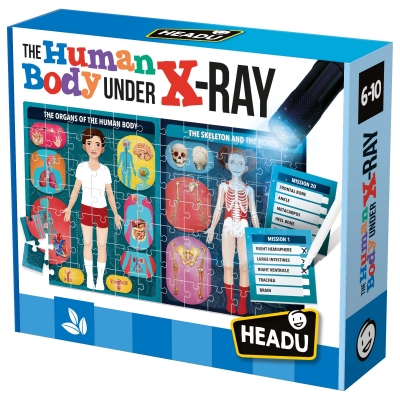 Puzzle Headu S.T.E.M. - Radiografia corpului, 84 piese