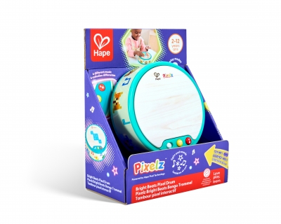 Jucărie interactivă, Hape, Pixelz, Tobă senzorială