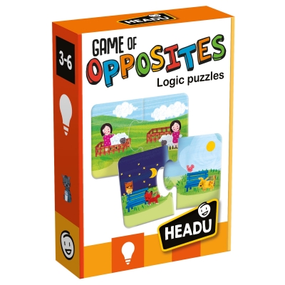 Puzzle Headu S.T.E.M. - Jocul lucrurilor opuse, 32 piese