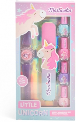 Clock manicure set, Martinelia, Unicorn, 6 pieces