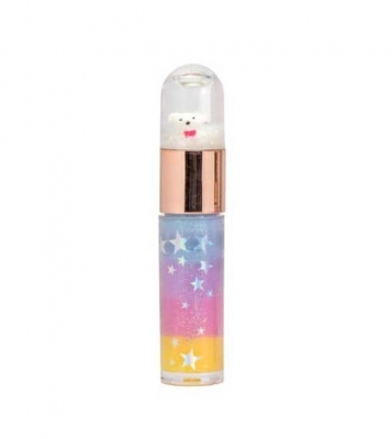 Luciu de buze cu aroma de fructe si efect Glitter, Snowball Bear, fetite, 5.8ml, Martinelia