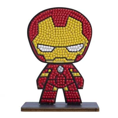 Diamond Embroidery Kit, Craft Buddy, Crystal Art Buddies, Iron Man, 7 Pieces