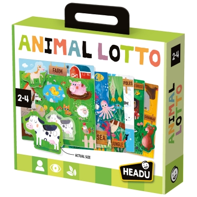 Educational Game, Headu, Montessori, Animal Lotto