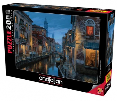 Puzzle, Anatolian, Oraș Pustinativ, 2000 de piese