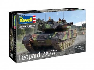 Machetă de asamblare, Revell, Tanc Leopard 2A7A1, 250 de piese