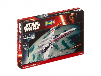 Model de asamblare, Revell, Star Wars, X-Wing Fighter, 21 de piese