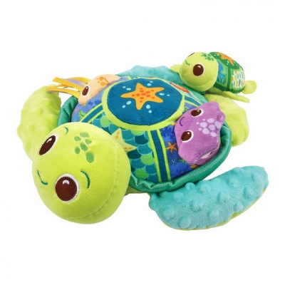 Jucarie interactiva, Vtech, Broasca testoasa moale cu activitati, 22 x 11 x 28.8 cm
