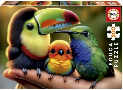Puzzle, Educa, Baby Birds, 200 pieces