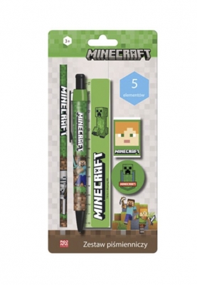 Stationery set, Astra, MINECRAFT, 5 pieces, Blister pack