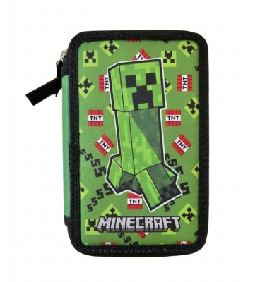 Double vanity case with accessories, Astra, MINECRAFT, AC2, 20.5 x 13 x 4.5 cm