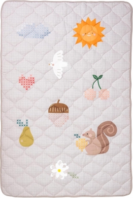 Ватирана бебешка подложка за игра, Taf Toys, 100 x 150 см