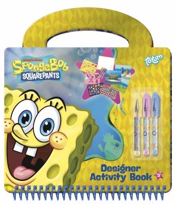Creative set, Totum, SpongeBob, Activity book