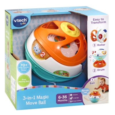 Interactive toy, Vtech, Magic ball 3 in 1, 14 cm