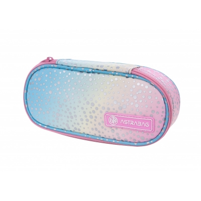 Single toiletry bag ASTRABAG AC6 Rainbow Dust chrome effect, without accessories