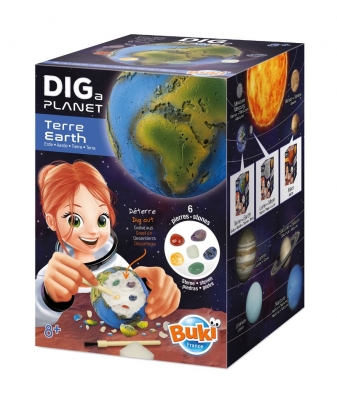 Research kit, Buki France, Dig a planet, Earth
