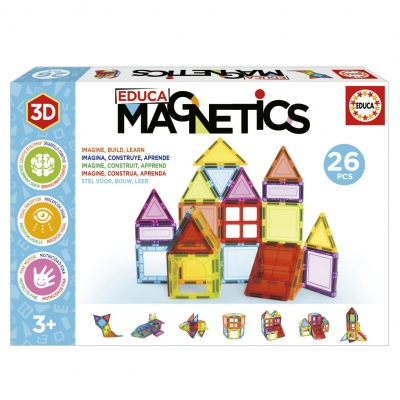 Magnetic constructor, Educa, 26 pieces