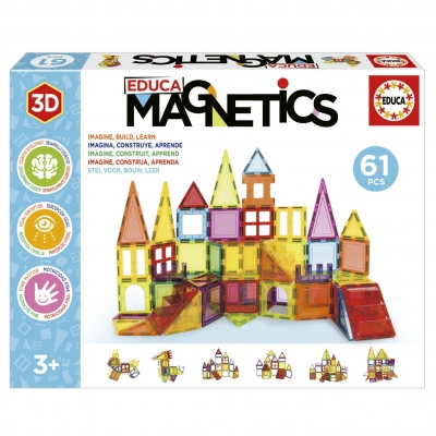 Magnetic constructor, Educa, 61 pieces