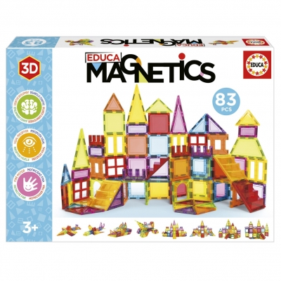 Magnetic constructor, Educa, 83 pieces