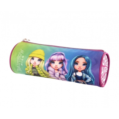 Vanity set, Astra, Cylindrical without accessories, Rainbow High, Silver style, 8 x 22 x 8 cm, Multicolor