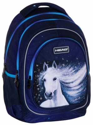 Rucsac, Astra, 3 compartimente, Unicorn, Albastru