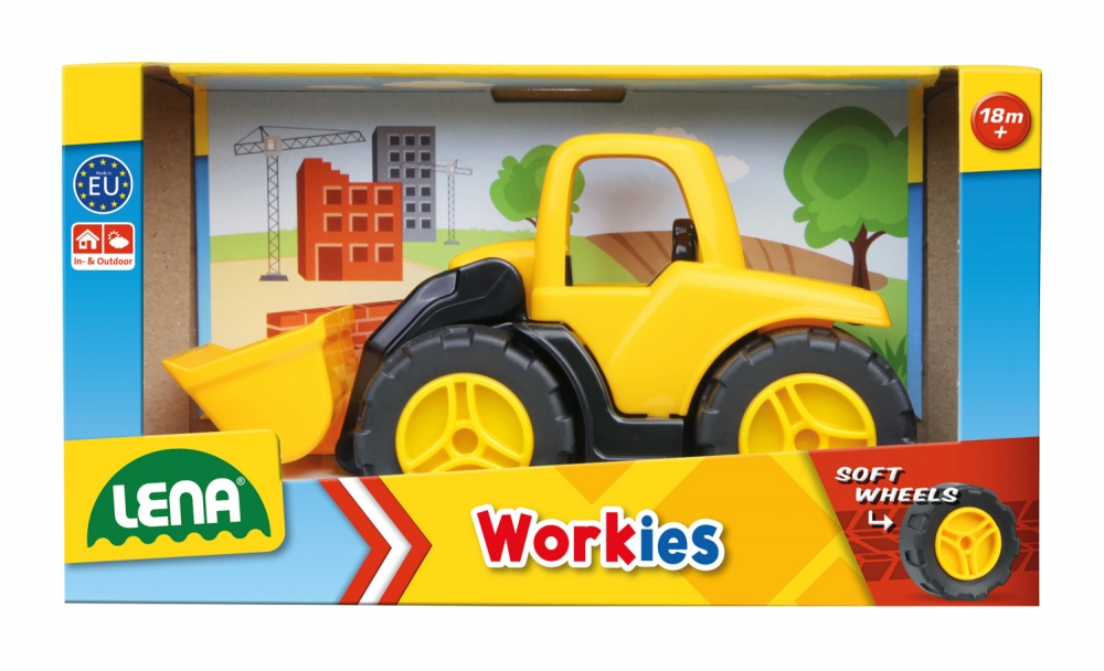 Cărucior de joacă, Lena, Buldozer, Workies, 14 cm