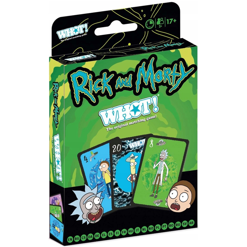 Joc Whot! - Rick and Morty, limba engleza, 2-5 jucatori, +5 ani